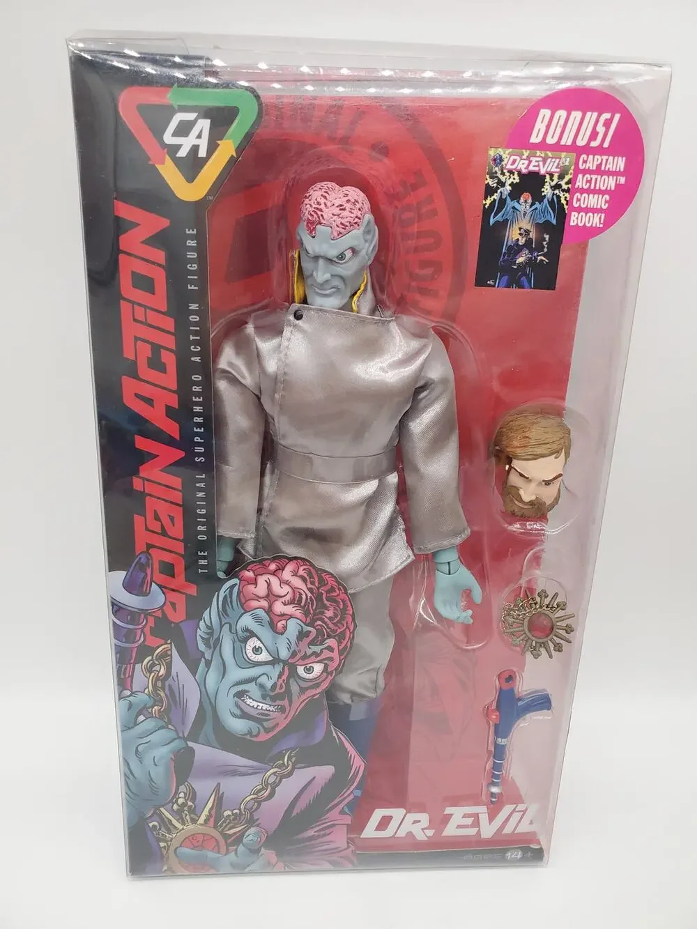 Marvel Captain Action Dr. Evil Figure with Comic 2012 Round 2 No. CA1012
